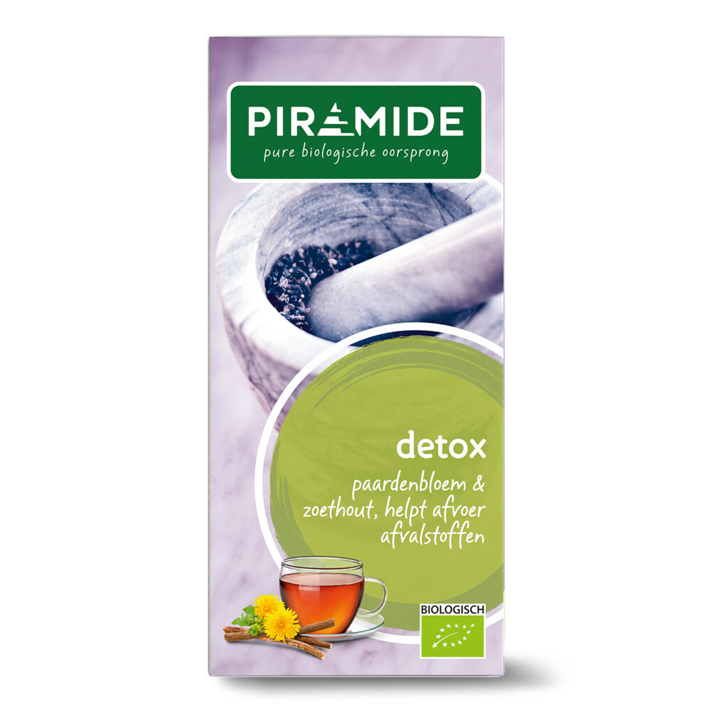 3x Piramide Detoxthee 20 stuks