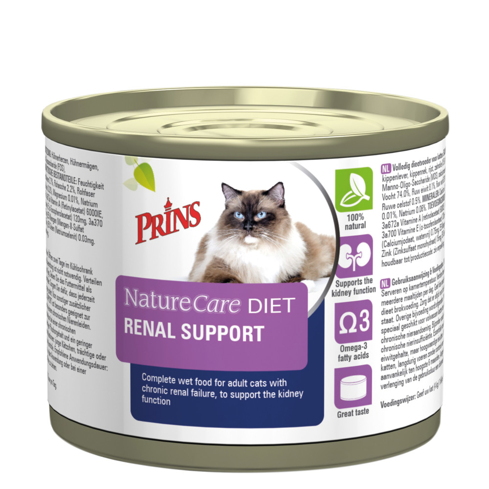 Prins NatureCare Diet Renal Support Kat Natvoer 200 gr