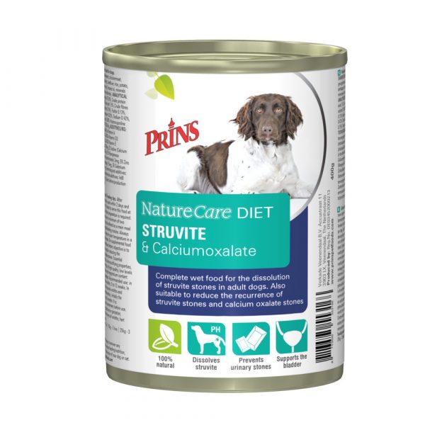 Prins NatureCare Diet Struvite&Calciumoxalate Hond Natvoer 400 gr