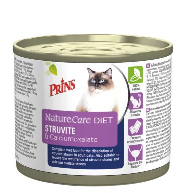 Prins NatureCare Diet Struvite&Calciumoxalate Kat Natvoer 200 gr