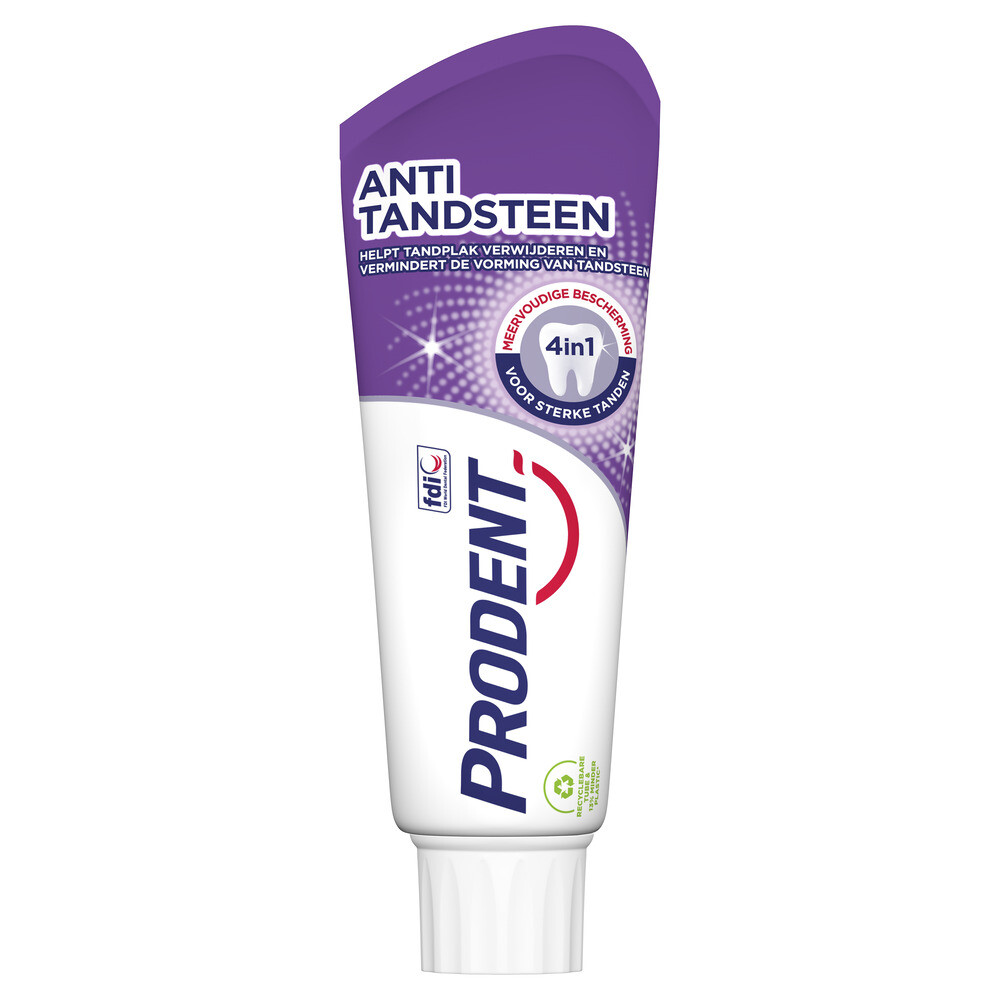 12x Prodent Tandpasta Anti Tandsteen 75 ml