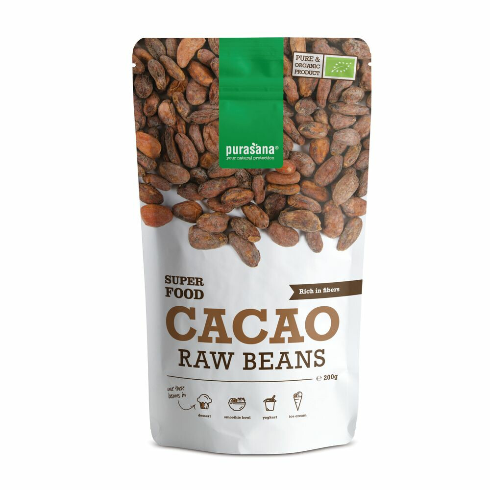 Purasana Cacao Bonen Bio 200 gr