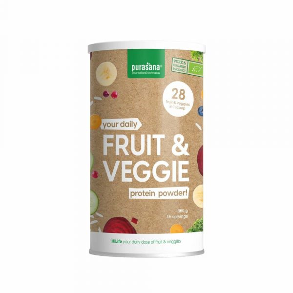 Purasana Fruit&Veggie Proteïne Biologisch 400 gr