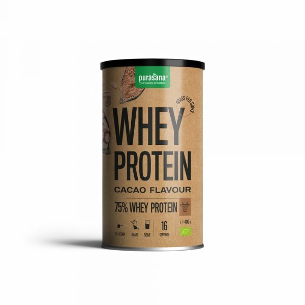 Purasana Whey Proteine cacao BIO 400 gr