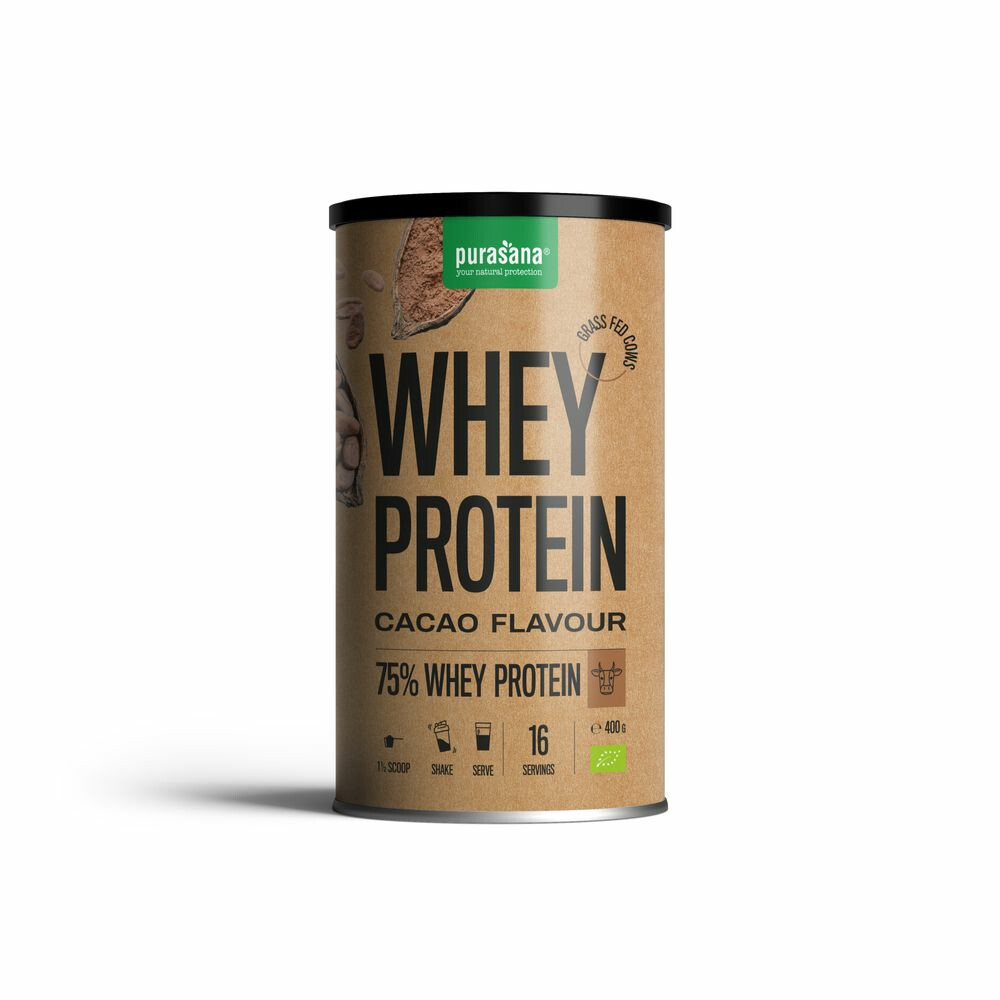 Purasana Whey Proteine cacao BIO 400 gr