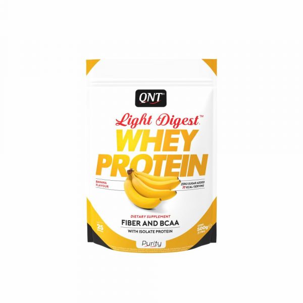 QNT Light Digest Whey Protein Banana 500 gr