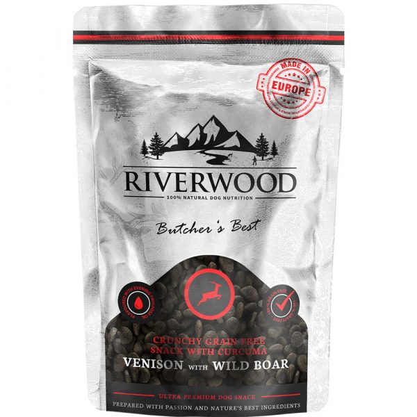 Riverwood Crunchy Snack Dog Butcher's Best Venison&Wild Boar 200 gr