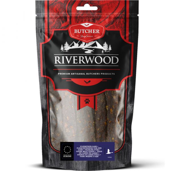 Riverwood Vleesstrips Gans 150 gr