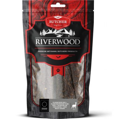 Riverwood Vleesstrips Ree 150 gr