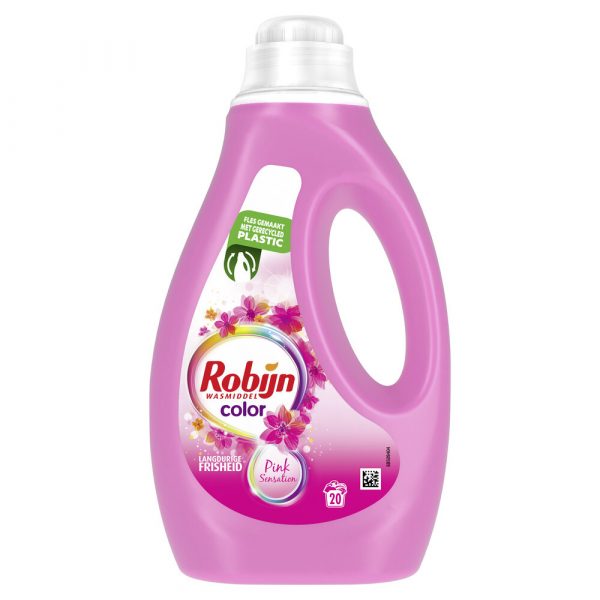 Robijn Vloeibaar Wasmiddel Pink Sensation Color 1 liter