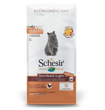 Schesir Kattenvoer Dry Sterilized en Overweight 1