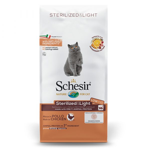 Schesir Kattenvoer Dry Sterilized en Overweight 1