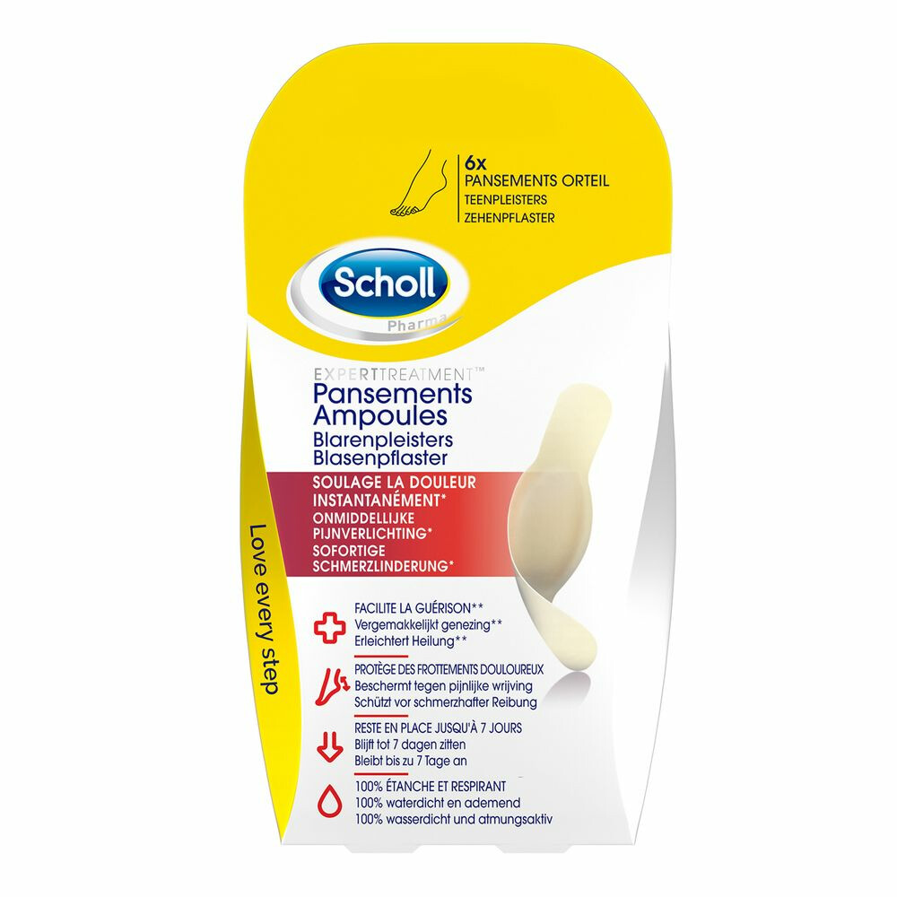 Scholl Pharma Blarenpleisters Teen 6 stuks