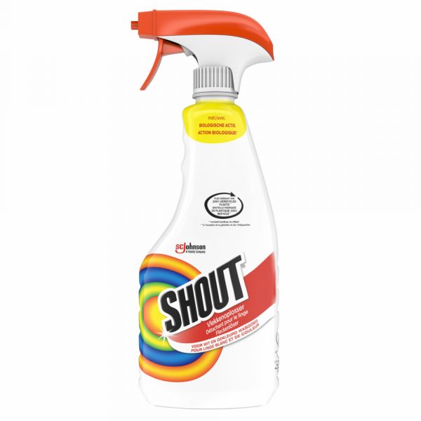 2x Shout Vlekkenoplosser Spray 500 ml