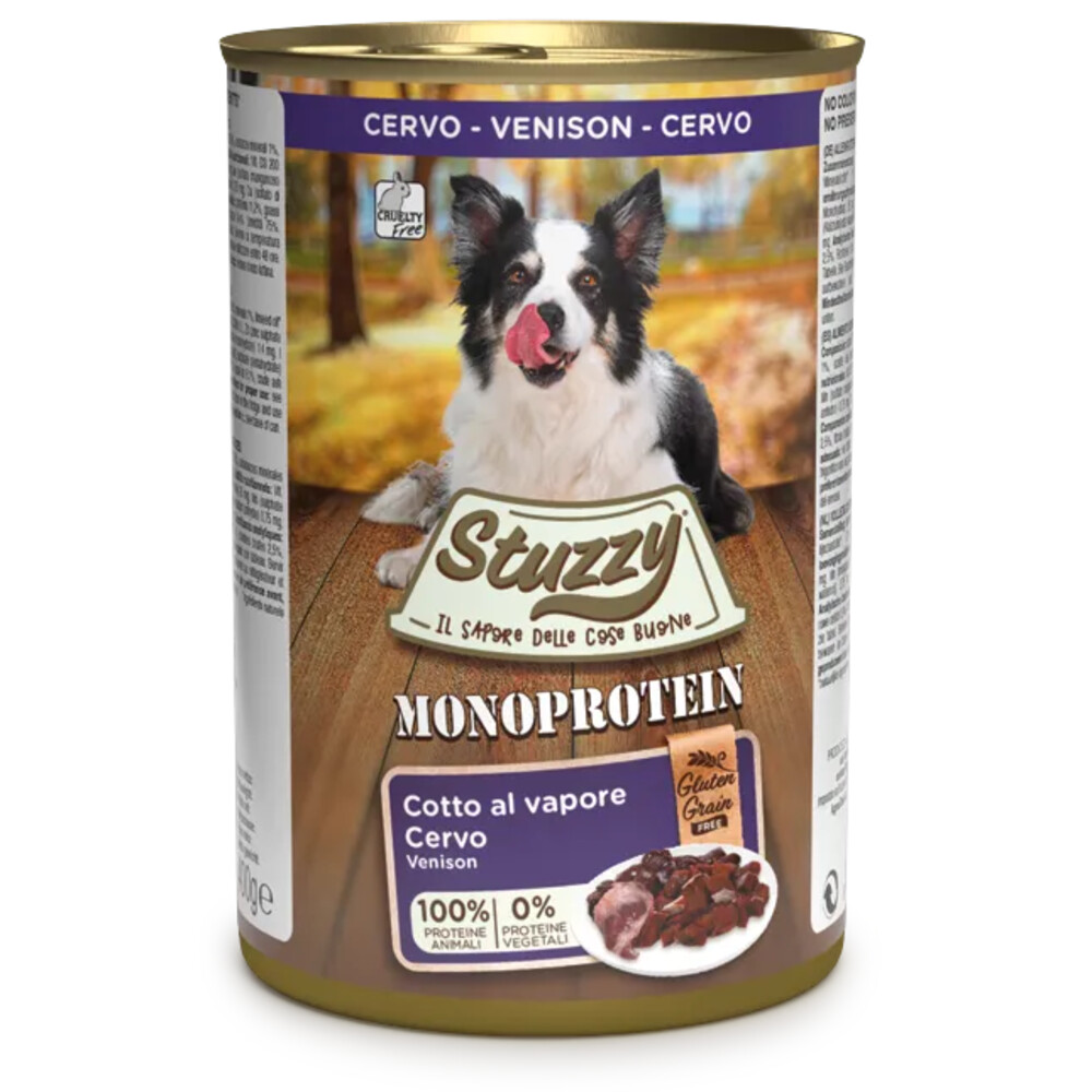 Stuzzy Hondenvoer MonoProtein Hertenvlees 400 gr