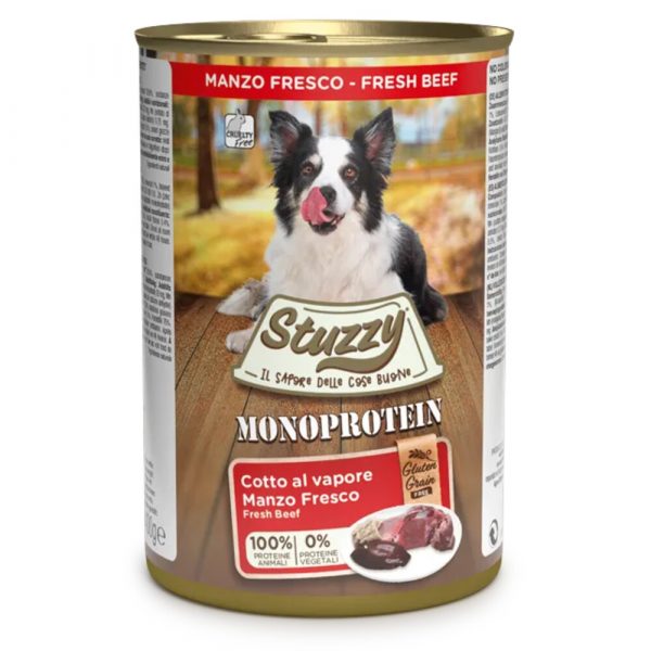 Stuzzy Hondenvoer MonoProtein Rundvlees 400 gr