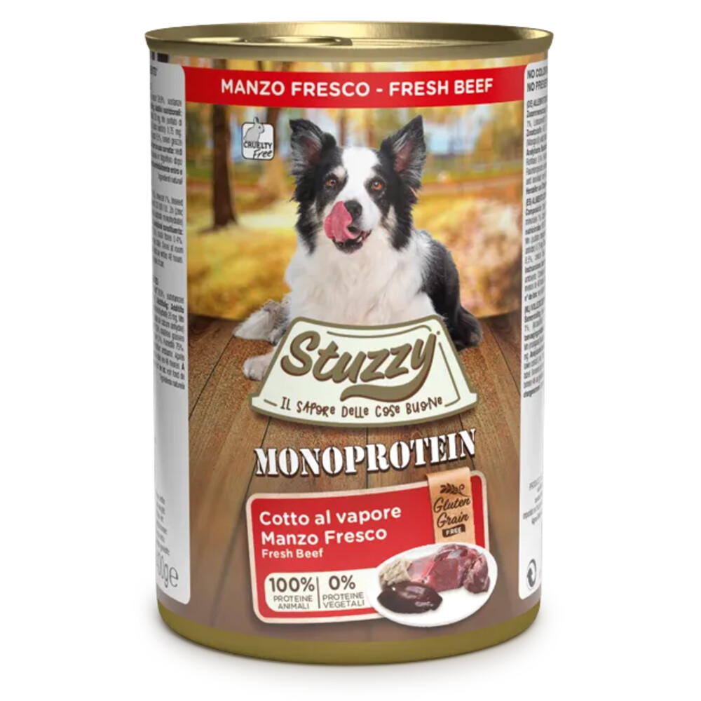 Stuzzy Hondenvoer MonoProtein Rundvlees 400 gr