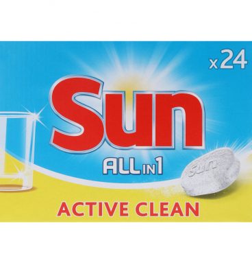 Sun Vaatwastabletten All-in-1 Active Clean 24 stuks