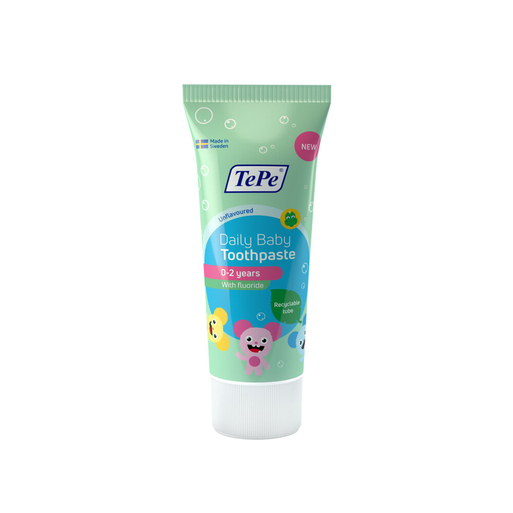 3x TePe Daily Baby Tandpasta 50 ml