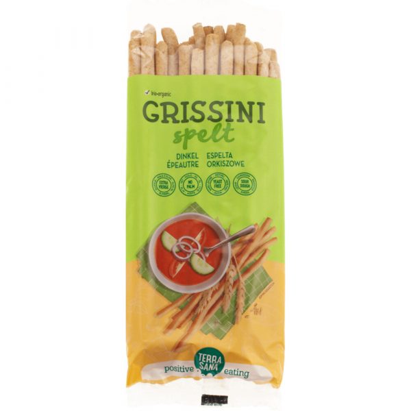 3x Terrasana Grissini Spelt 125 gr