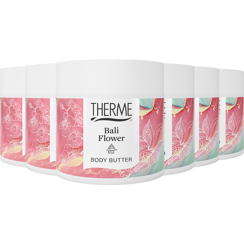 6x Therme Body Butter Bali Flower 225 gram