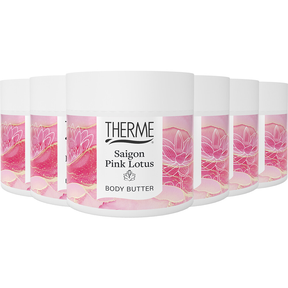 6x Therme Body Butter Saigon Pink Lotus 225 gr