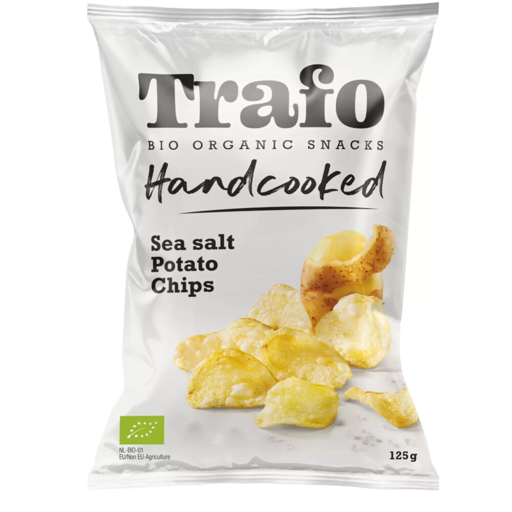 Trafo Chips Handcooked Zout Biologisch 125 gr