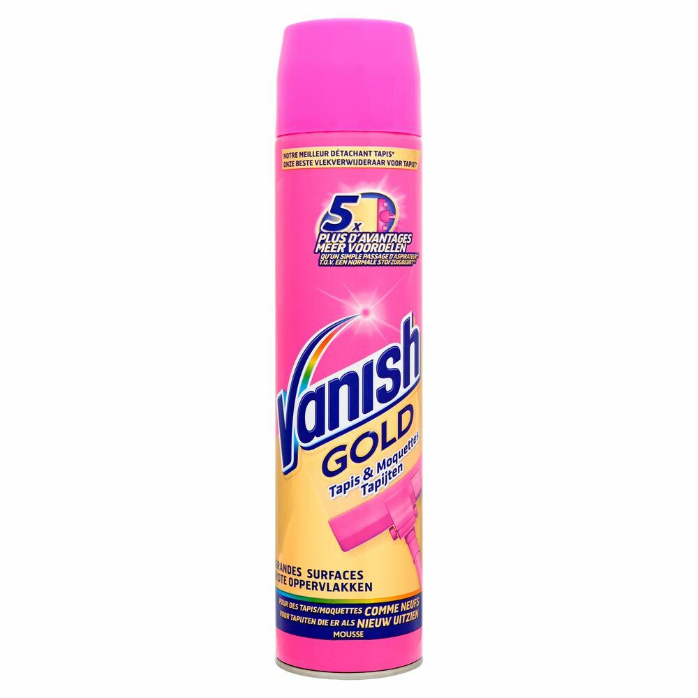 2x Vanish Oxi Action Gold Mousse 600 ml