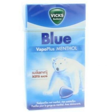 Vicks Blue Box Suikervrij 40 gr