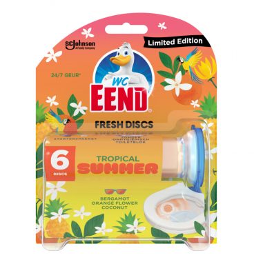 WC Eend Fresh Discs Houder Tropical Summer 36 ml