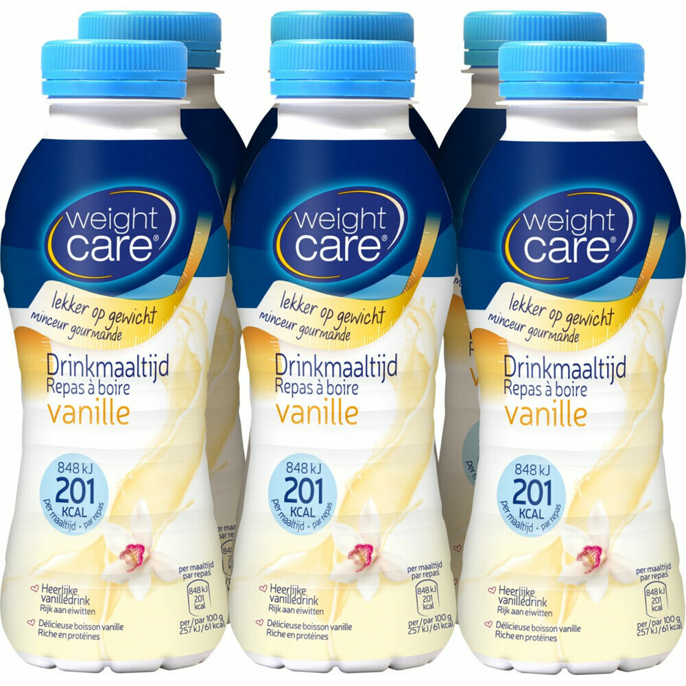 6x Weight Care Drinkmaaltijd Vanille 330 ml