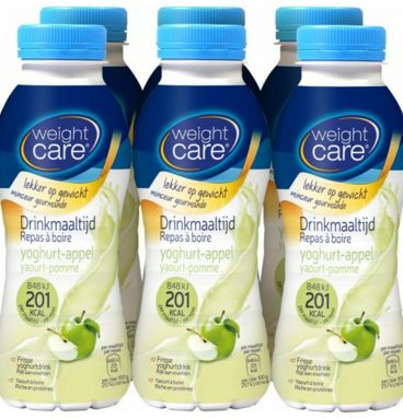 6x Weight Care Drinkmaaltijd Yoghurt&Appel 330 ml