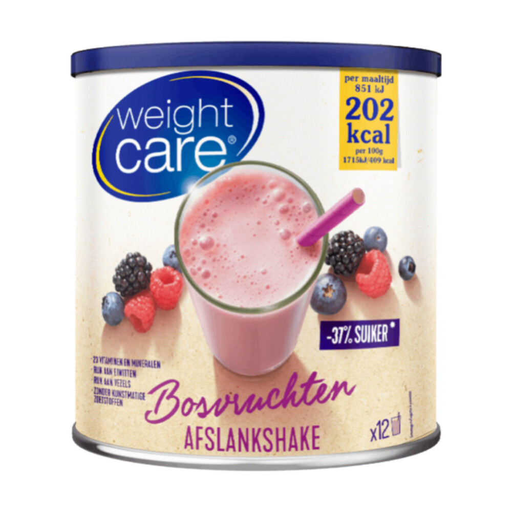 3x Weight Care Maaltijdshake Bosvruchten 436 gr