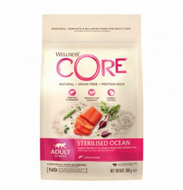 Wellness Core Kattenvoer Sterilised Zalm 300 gr