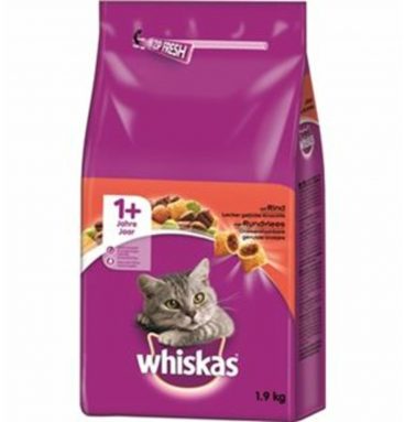 Whiskas Droog Adult Rund 1