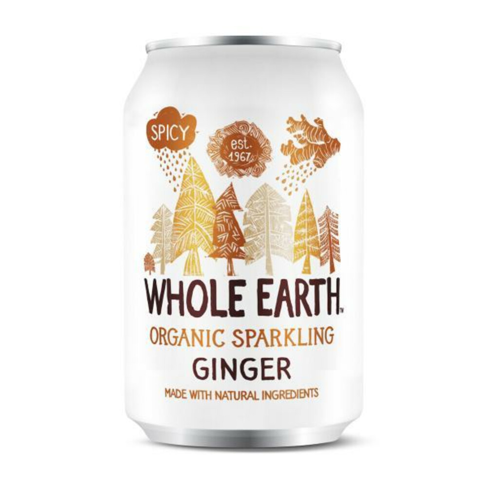 3x Whole Earth Ginger 330 ml