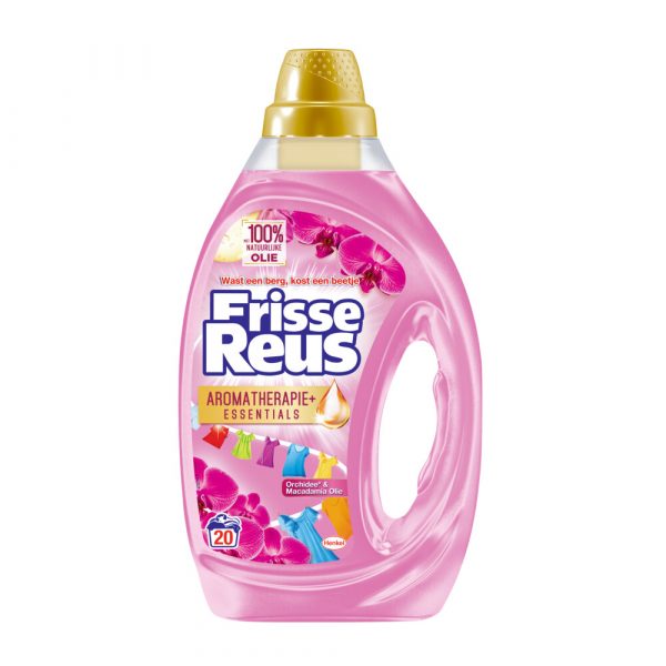 Witte Reus Vloeibaar Wasmiddel Frisse Reus Gel Orchidee Macadamia 1 liter