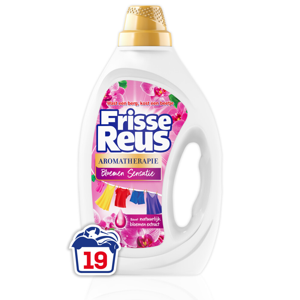 Witte Reus Wasmiddel Frisse Reus Gel Orchidee 19 Wasbeurten 855 ml