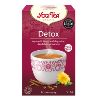 3x Yogi tea Detox Biologisch 17 stuks