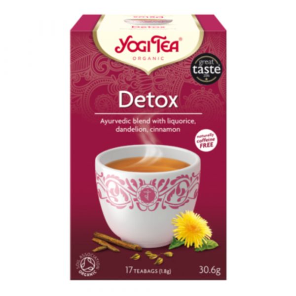 3x Yogi tea Detox Biologisch 17 stuks