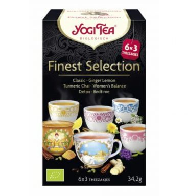 3x Yogi tea Finest Selection Biologisch 18 stuks