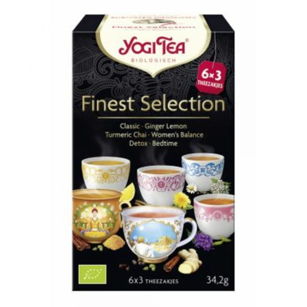 3x Yogi tea Finest Selection Biologisch 18 stuks