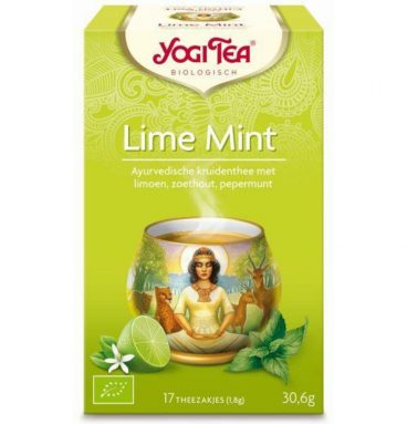 3x Yogi tea Lime Mint Biologisch 17 stuks