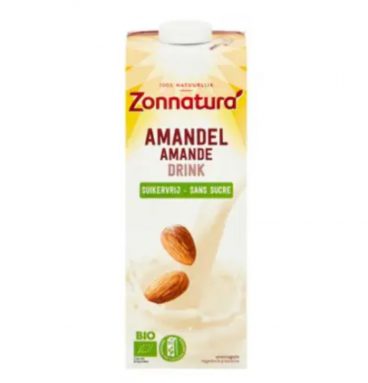 Zonnatura Amandel Drink Ongezoet Biologisch 1000 ml