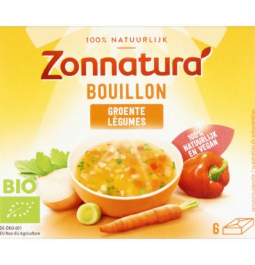 3x Zonnatura Groentebouillon Tabletten Biologisch 6 x 11 gr