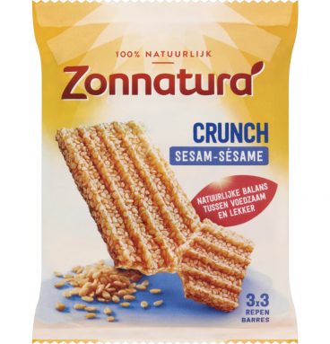 Zonnatura Sesam Crunch Reep 3 x 50 gr