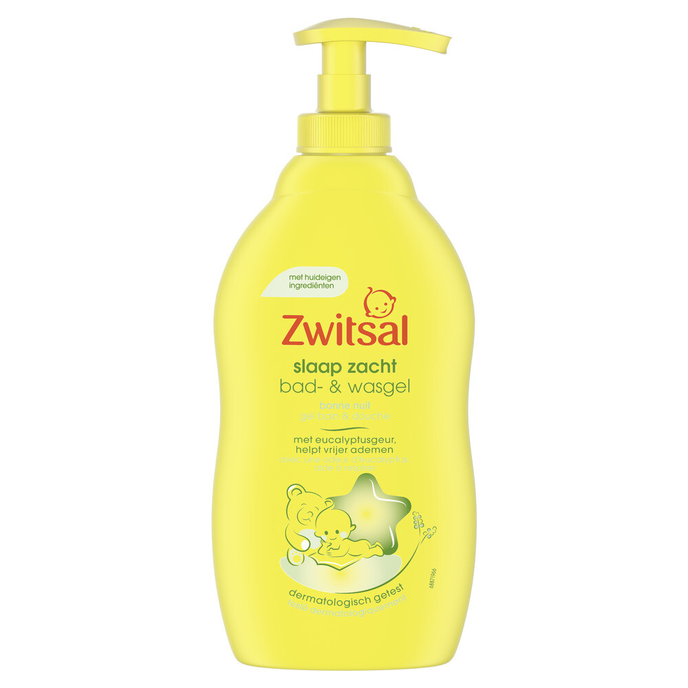 Zwitsal Slaap Zacht Eucalyptus Bad&Wasgel 400 ml