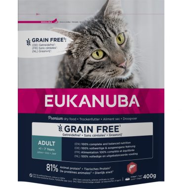 Eukanuba Kat Adult Graanvrij Zalm 400 gr