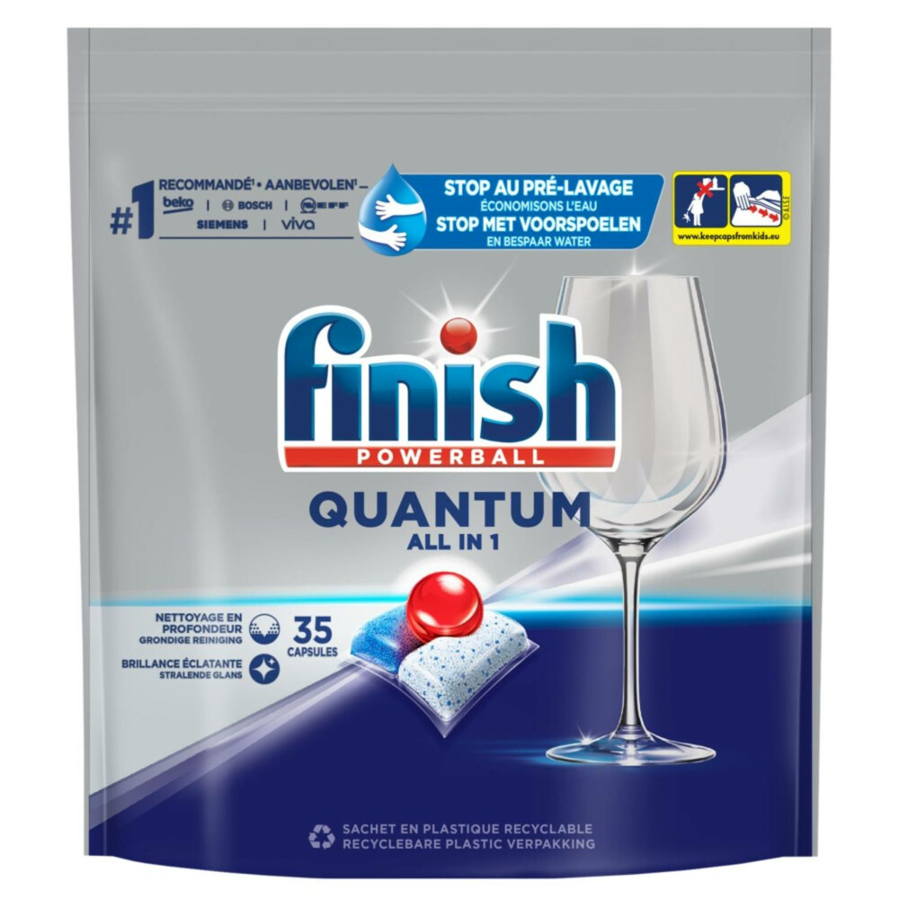 Finish Vaatwastabletten Quantum All-in-1 Regular 35 tabs