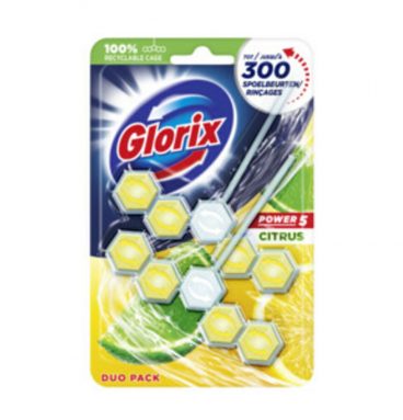 7x Glorix Toiletblok Lime 2 stuks